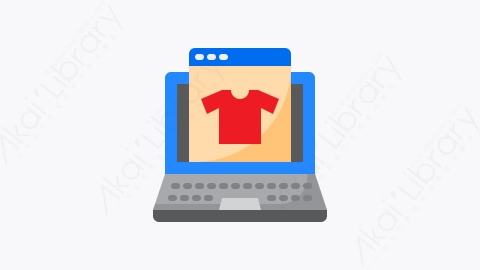 图片素材-044-网上购物online_shopping扁平卡通电子商务和购物元素图标