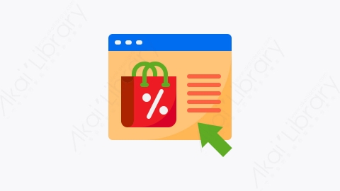 图片素材-044-网上购物online_shopping扁平卡通网络星期一元素图标