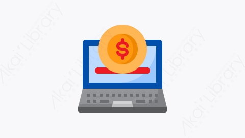 图片素材-044-付款payment扁平卡通计算机电脑应用程序元素图标