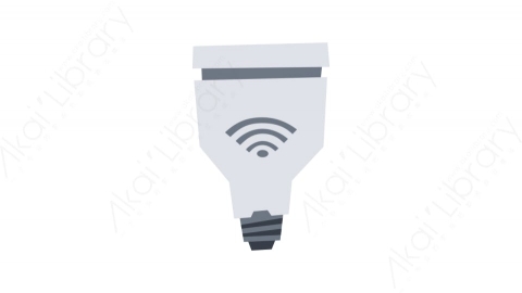 图片素材-044智能灯泡_smart_bulb电器设备道具元素图标