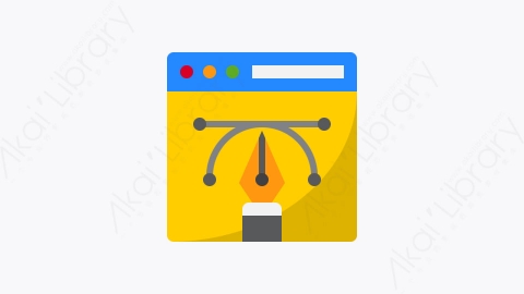 图片素材-044-网页设计web_design扁平卡通虚拟主机元素图标