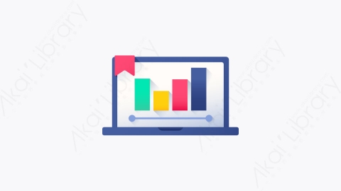 图片素材-045-分析analytics-扁平卡通营销元素图标