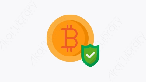 图片素材-045-比特币bitcoin扁平卡通加密货币元素图标