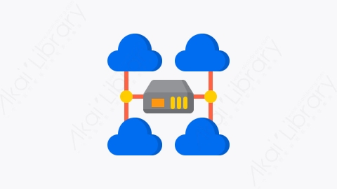图片素材-045-云计算服务器cloud_server扁平卡通云计算元素图标