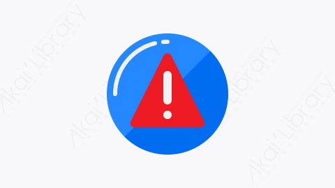 图片素材-045-警告标志warning_sign扁平卡通用户界面元素图标