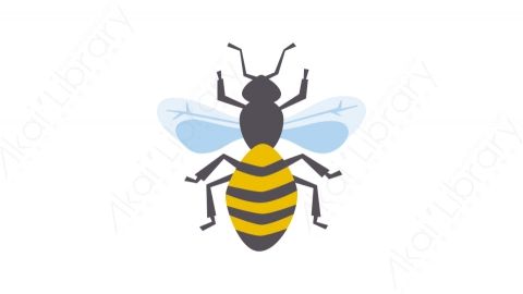 图片素材-046蜜蜂_bee秋季自然道具元素图标