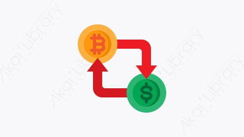 图片素材-046-比特币bitcoin扁平卡通加密货币元素图标