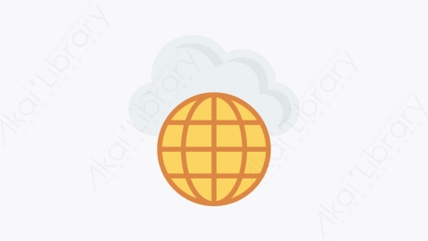 图片素材-046-全球global扁平卡通网络市场营销SEO和营销图标元素