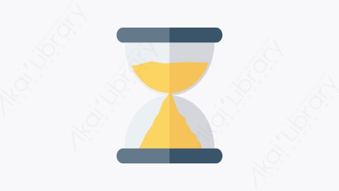 图片素材-046-沙漏hourglass扁平卡通商务办公业务图标元素