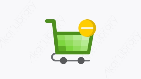 图片素材-046-购物车shopping_cart扁平卡通电子商务元素图标