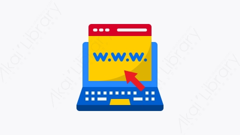 图片素材-046-网站website扁平卡通虚拟主机元素图标