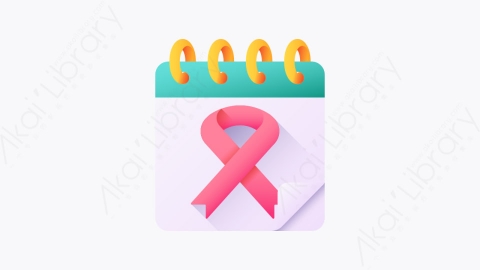 图片素材-047-日历awareness_day扁平卡通世界癌症宣传日元素图标