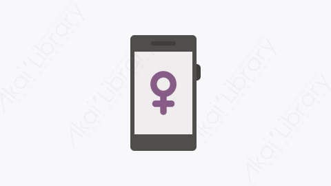 图片素材-047-智能手机smartphone扁平卡通妇女节元素图标