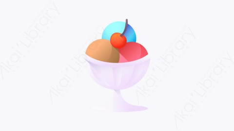图片素材-048-冰淇淋ice_cream扁平卡通生日元素图标