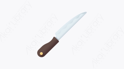 图片素材-048-刀子knife扁平卡通烹饪元素图标
