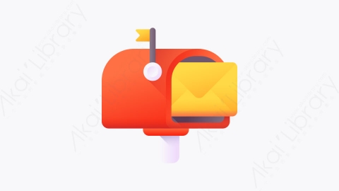 图片素材-048-邮箱mailbox扁平卡通城市元素图标