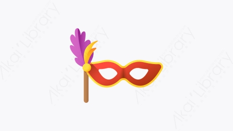 图片素材-048-狂欢节mardigras扁平卡通公平的元素图标