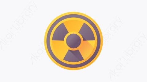 图片素材-048-辐射radiation扁平卡通世界癌症宣传日元素图标