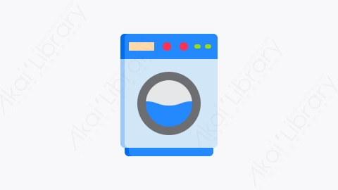 图片素材-048-洗衣机washing_machine扁平卡通家用电器电子元素图标