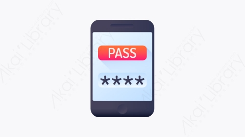 图片素材-049-密码-4password-扁平卡通保护和安全元素图标