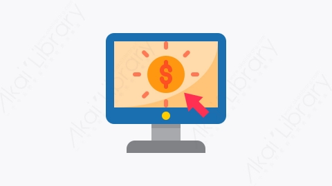 图片素材-049-每次点击支付pay_per_click扁平卡通商务业务启动元素图标
