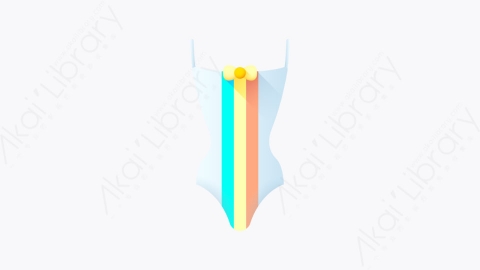图片素材-049-泳衣swimsuit扁平卡通夏季元素图标
