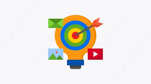 图片素材-049-目标target扁平卡通营销元素图标