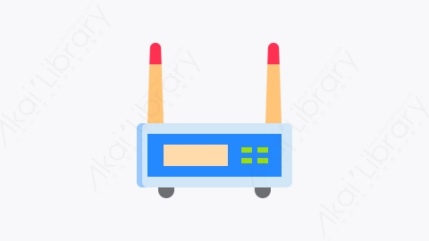 图片素材-049-无线wireless扁平卡通家用电器电子元素图标