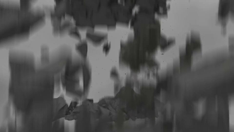 视频素材-石砖掉落破碎04_Destruction