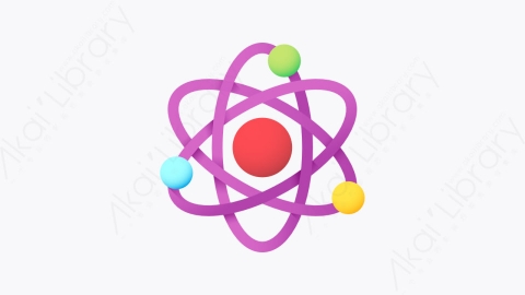 图片素材-050-原子atom扁平卡通回到学校元素图标