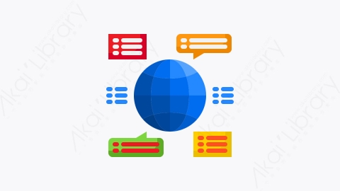 图片素材-050-通信communications扁平卡通通信元素图标