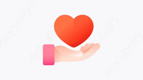 图片素材-050-给予心脏give_heart扁平卡通情人节元素图标