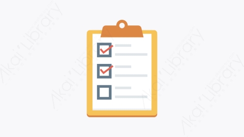 图片素材-051-检查表-1checklist扁平卡通网络市场营销SEO和营销图标元素