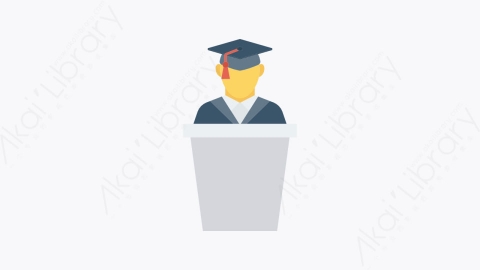 图片素材-051-毕业-1graduation扁平卡通学校教育图标元素