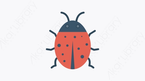 图片素材-051-瓢虫ladybug扁平卡通网页设计开发和UI设计图标元素