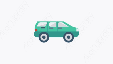 图片素材-052-车-9car扁平卡通交通工具图标元素