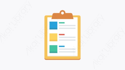 图片素材-052-检查表checklist扁平卡通网络市场营销SEO和营销图标元素