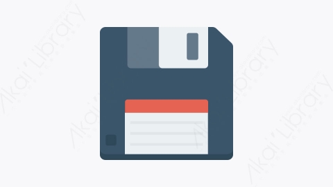图片素材-053-软盘floppy_disk扁平卡通网页设计开发和UI图标元素