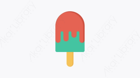 图片素材-054-冰淇淋-9icecream扁平卡通食物餐饮元素图标