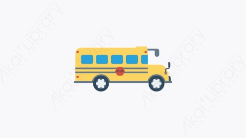 图片素材-055-总线-2bus扁平卡通交通运输工具图标元素