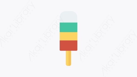 图片素材-055-冰棒popsicle扁平卡通食物和饮料图标元素
