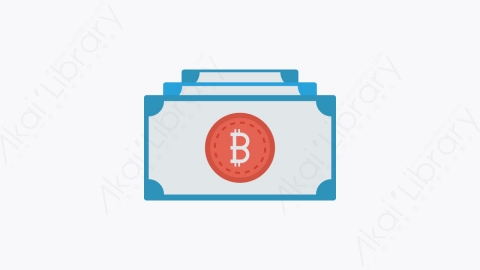 图片素材-056-比特币-38bitcoin扁平卡通比特币区块链和加密货币元素图标