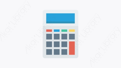 图片素材-061-计算器calculator扁平卡通网络市场营销SEO和营销图标元素