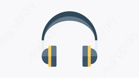 图片素材-065-耳机headphones扁平卡通网页设计开发和UI图标元素