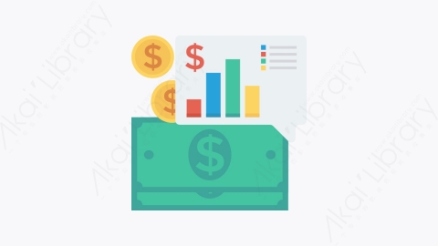 图片素材-066-财务finance扁平卡通银行和商务金融业图标元素