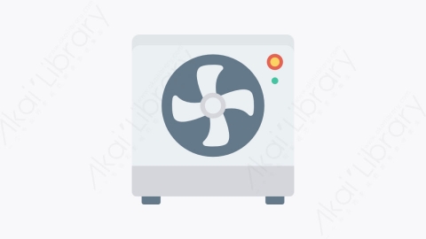 图片素材-068-空气冷却器aircooler卡通扁平移动和智能设备元素图标