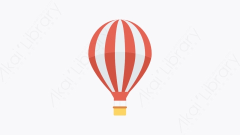 图片素材-068-热气球hotairballoon扁平卡通网络市场营销SEO和营销图标元素