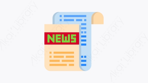 图片素材-068-报纸newspaper扁平卡通办公室供应商元素图标