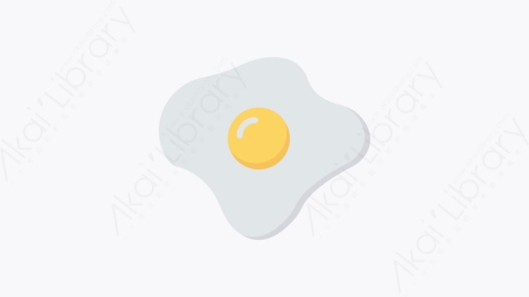 图片素材-071-鸡蛋-2egg扁平卡通食物餐饮元素图标
