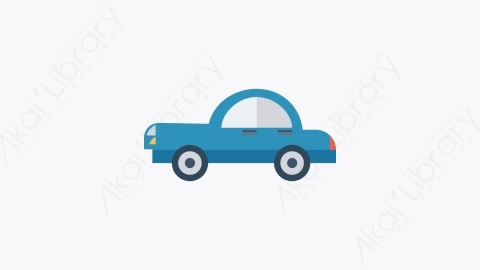 图片素材-073-car-5car扁平卡通交通工具图标元素